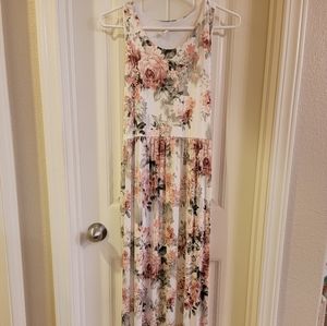 Floral maxi dress